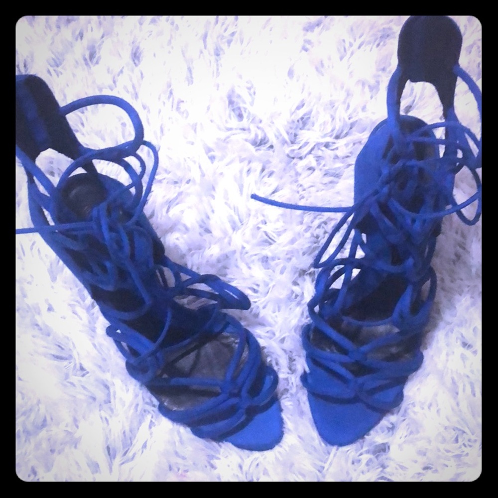 Strapped heels